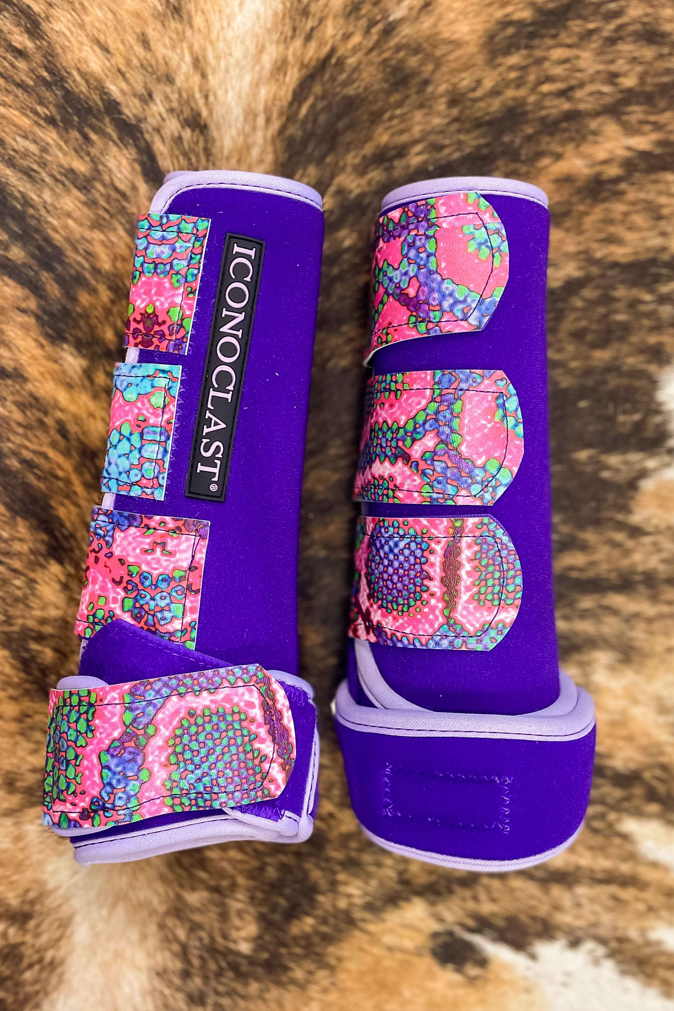 Back To The 90s Neon Python Custom Iconoclast Boots - The Glamorous Cowgirl