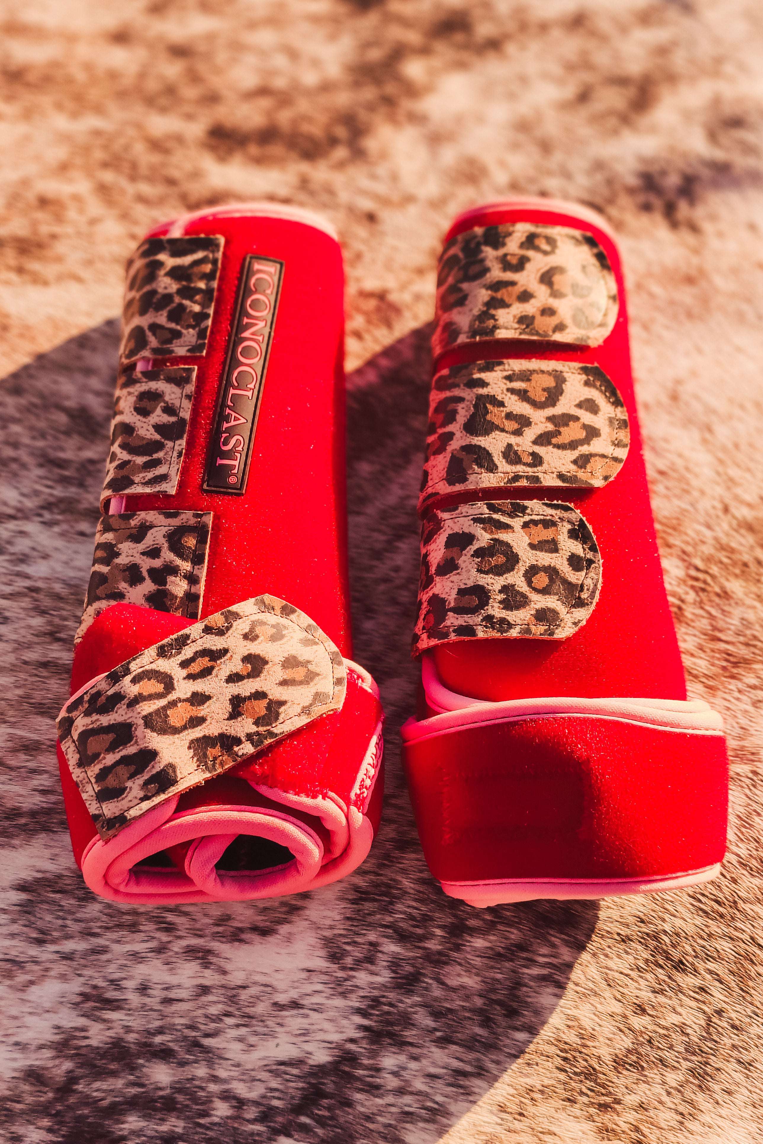 Cool Cat Cheetah Custom Leather Strap Iconoclast Boots - The Glamorous Cowgirl