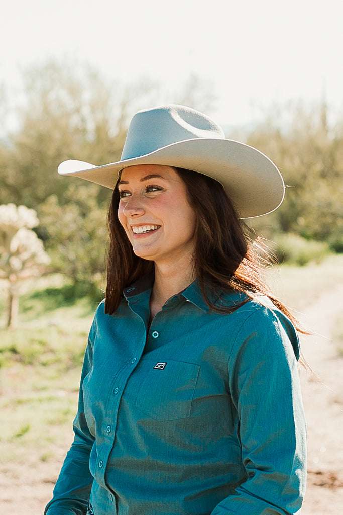 Rodeo Royalty 4x Felt - Light Grey - The Glamorous Cowgirl