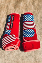 Stars And Stripes Custom Glitter Iconoclast Boots - The Glamorous Cowgirl