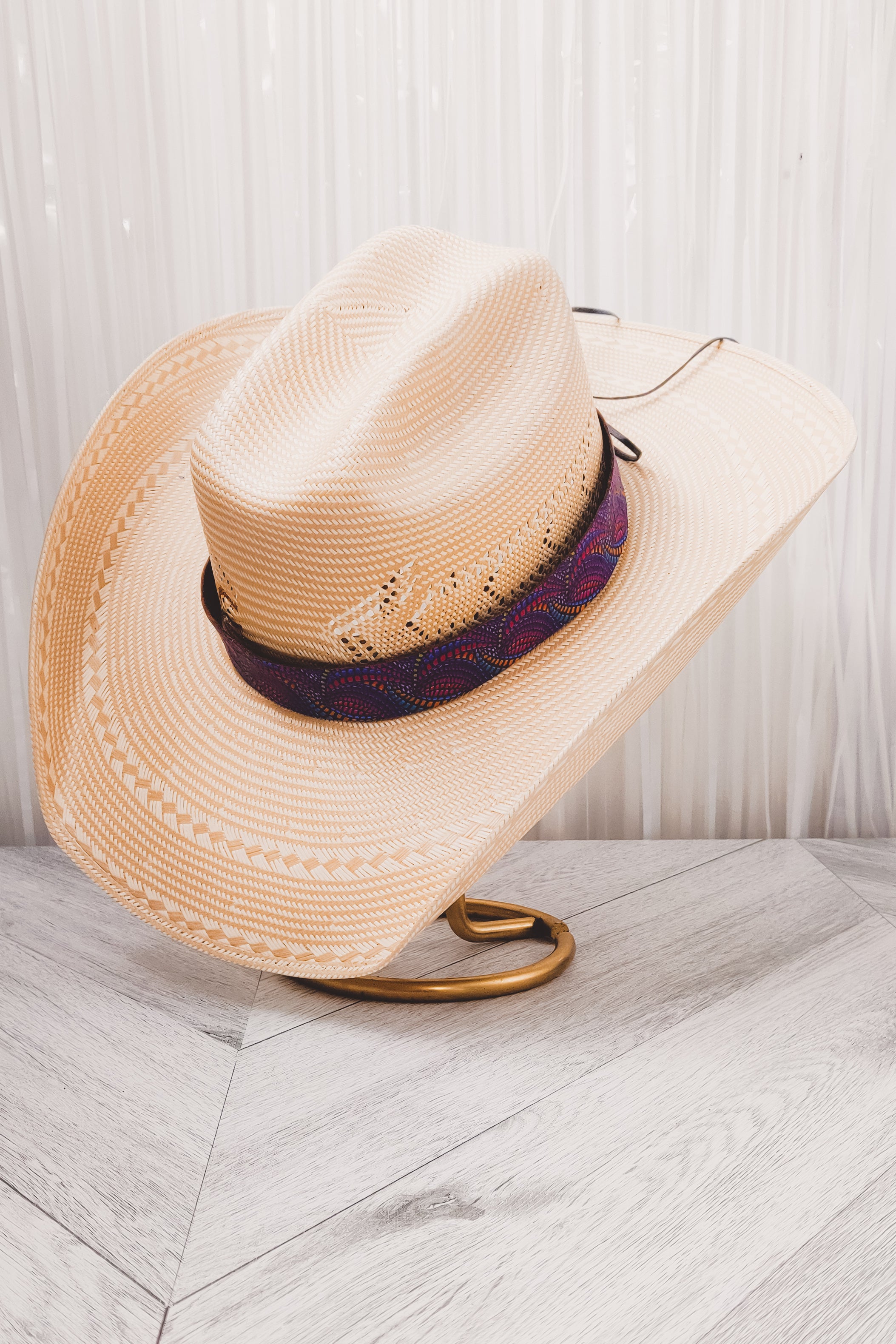 Leather Hat Band - The Glamorous Cowgirl