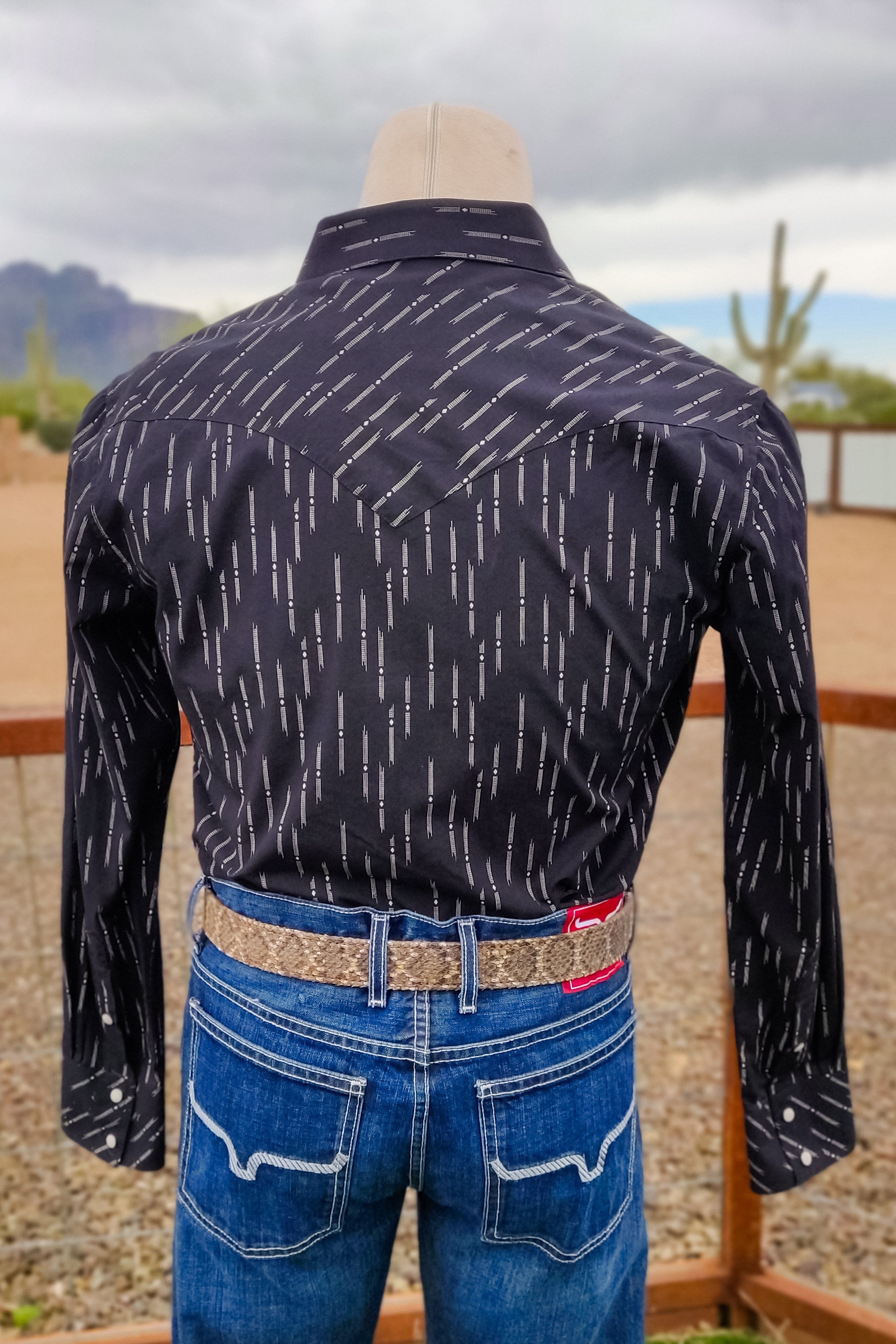 Night Rider Button Down - The Glamorous Cowgirl