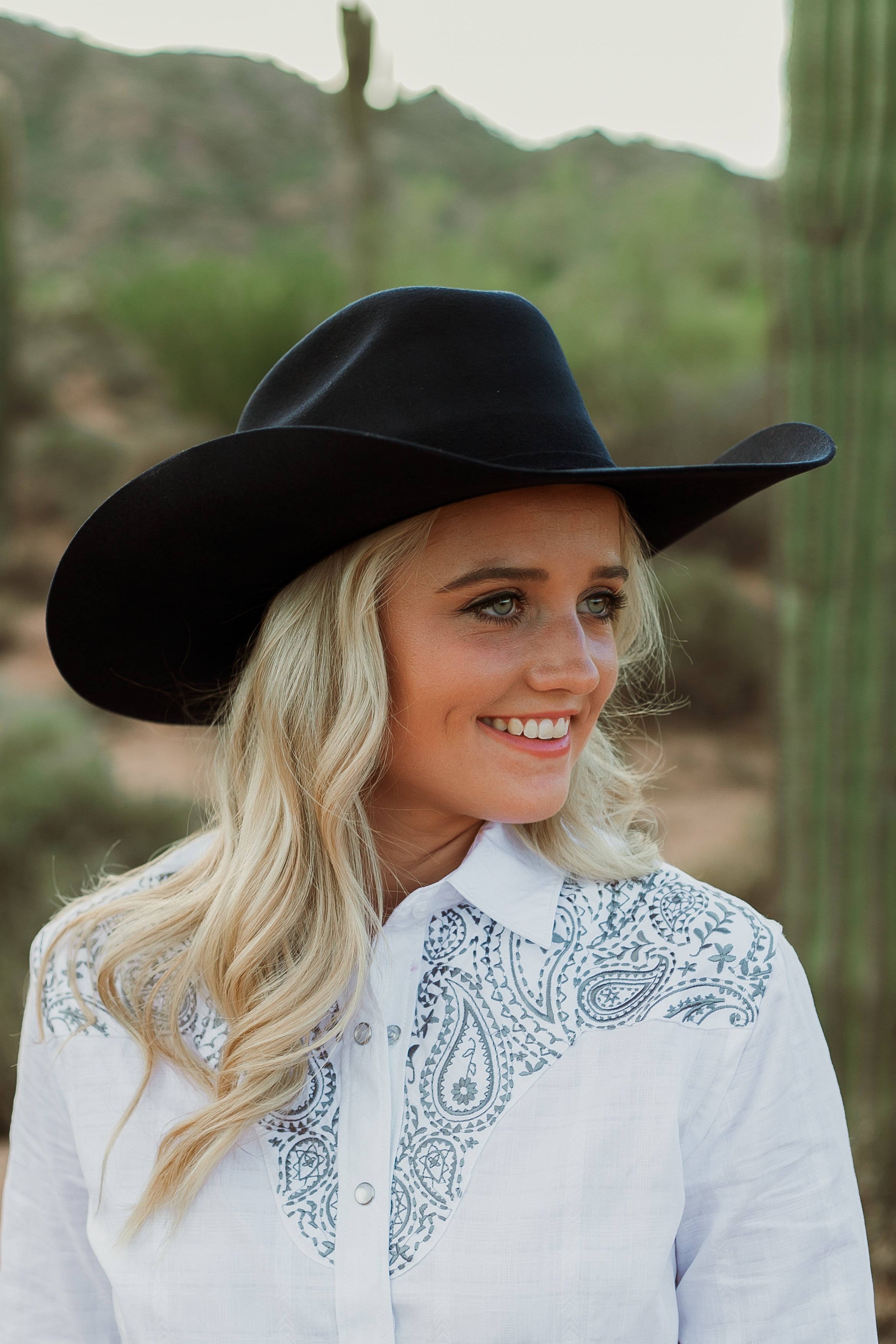 Rodeo Royalty 4x Felt - Navy - The Glamorous Cowgirl