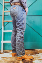 Dark Knight Slim Straight Jeans by Wrangler - The Glamorous Cowgirl
