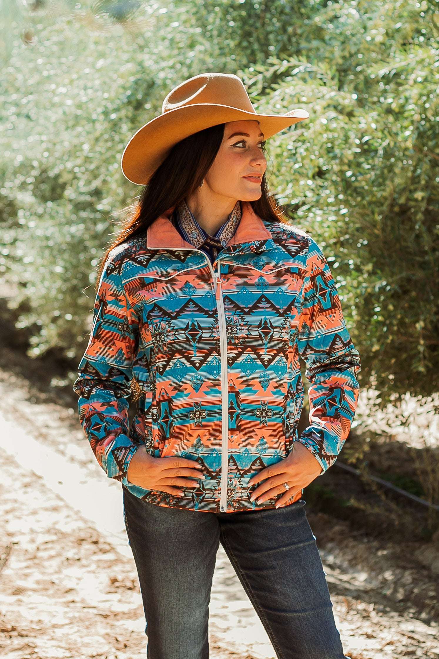 Glacier Soft Shell Jacket by Rock &amp; Roll Denim - The Glamorous Cowgirl