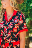Ho Ho Ho Satin PJs - The Glamorous Cowgirl