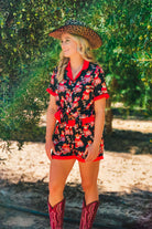 Ho Ho Ho Satin PJs - The Glamorous Cowgirl
