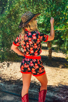 Ho Ho Ho Satin PJs - The Glamorous Cowgirl