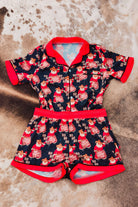 Ho Ho Ho Satin PJs - The Glamorous Cowgirl