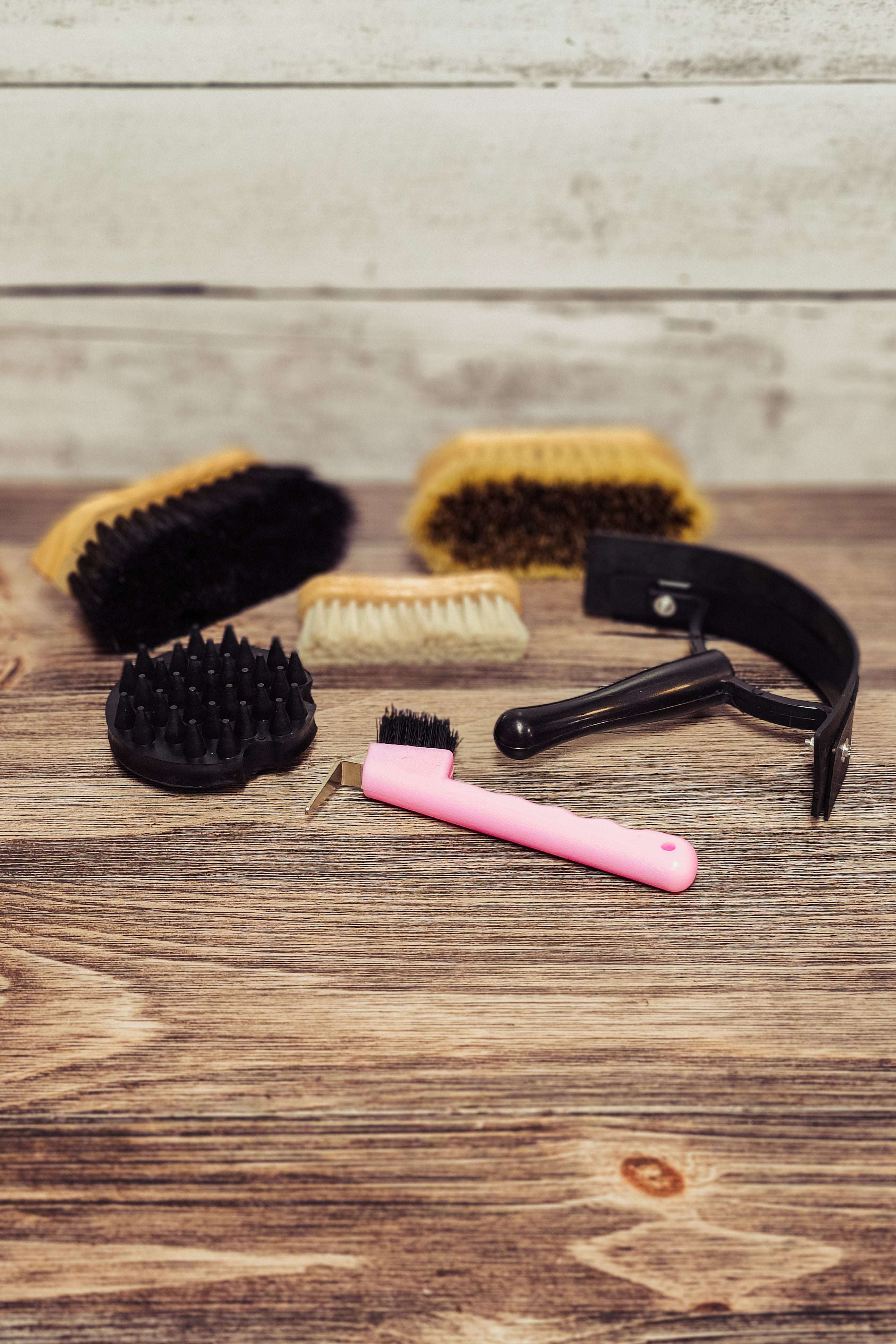 Natural Fiber Grooming Brush Set - The Glamorous Cowgirl