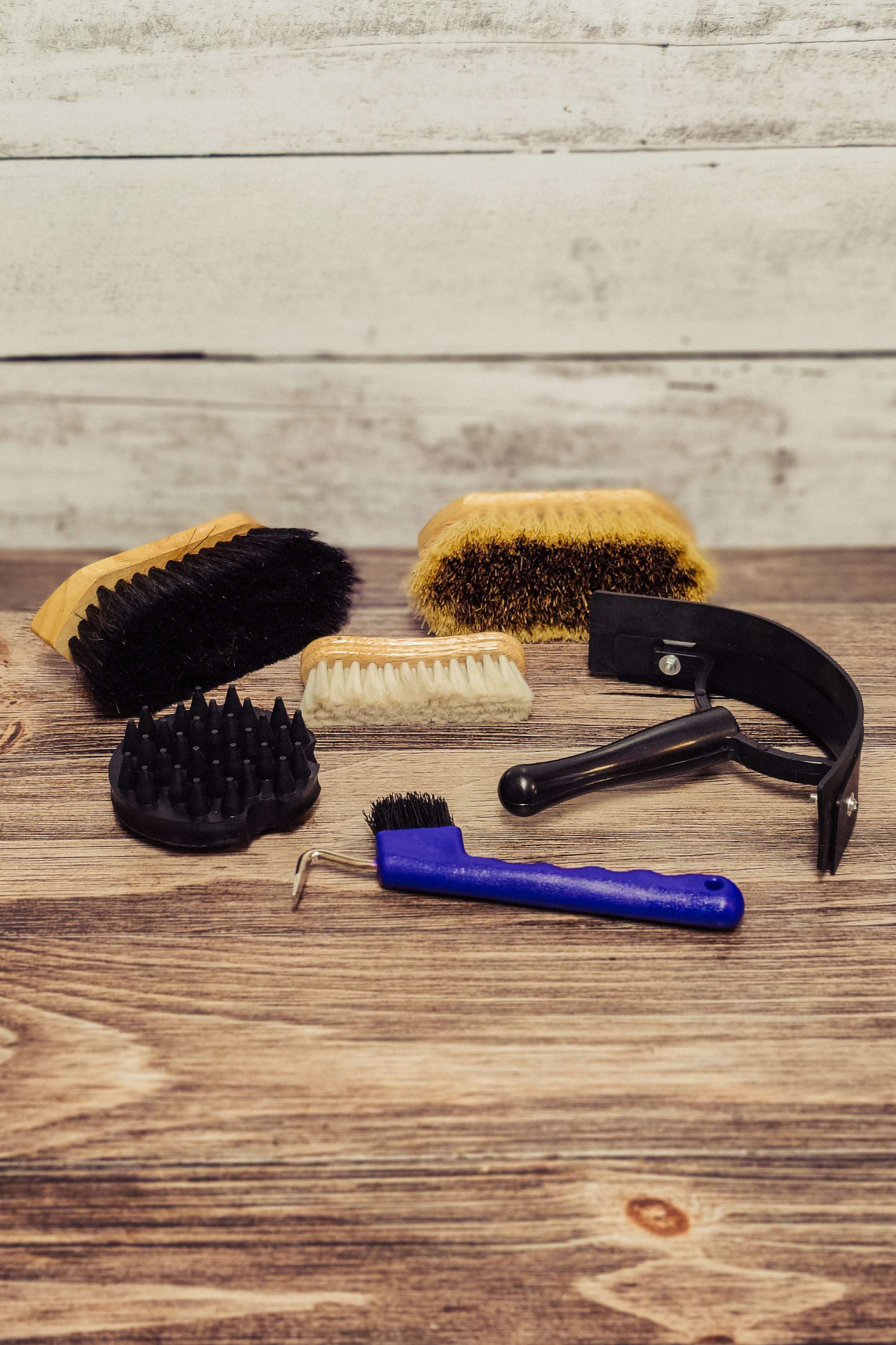 Natural Fiber Grooming Brush Set - The Glamorous Cowgirl