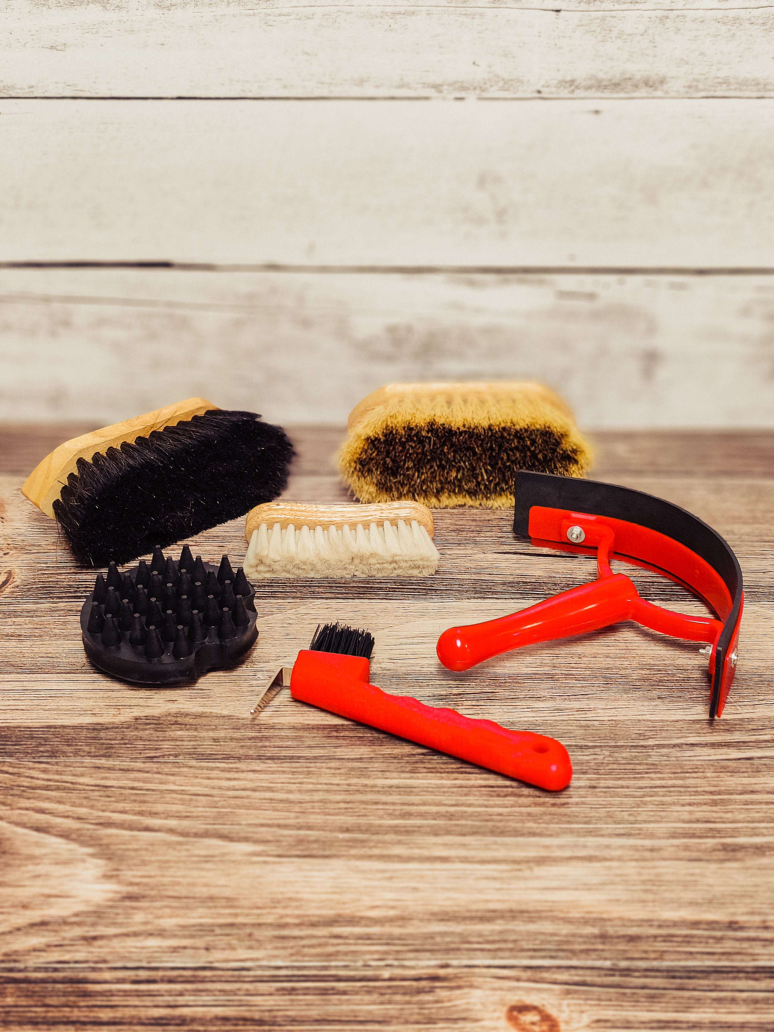 Natural Fiber Grooming Brush Set - The Glamorous Cowgirl