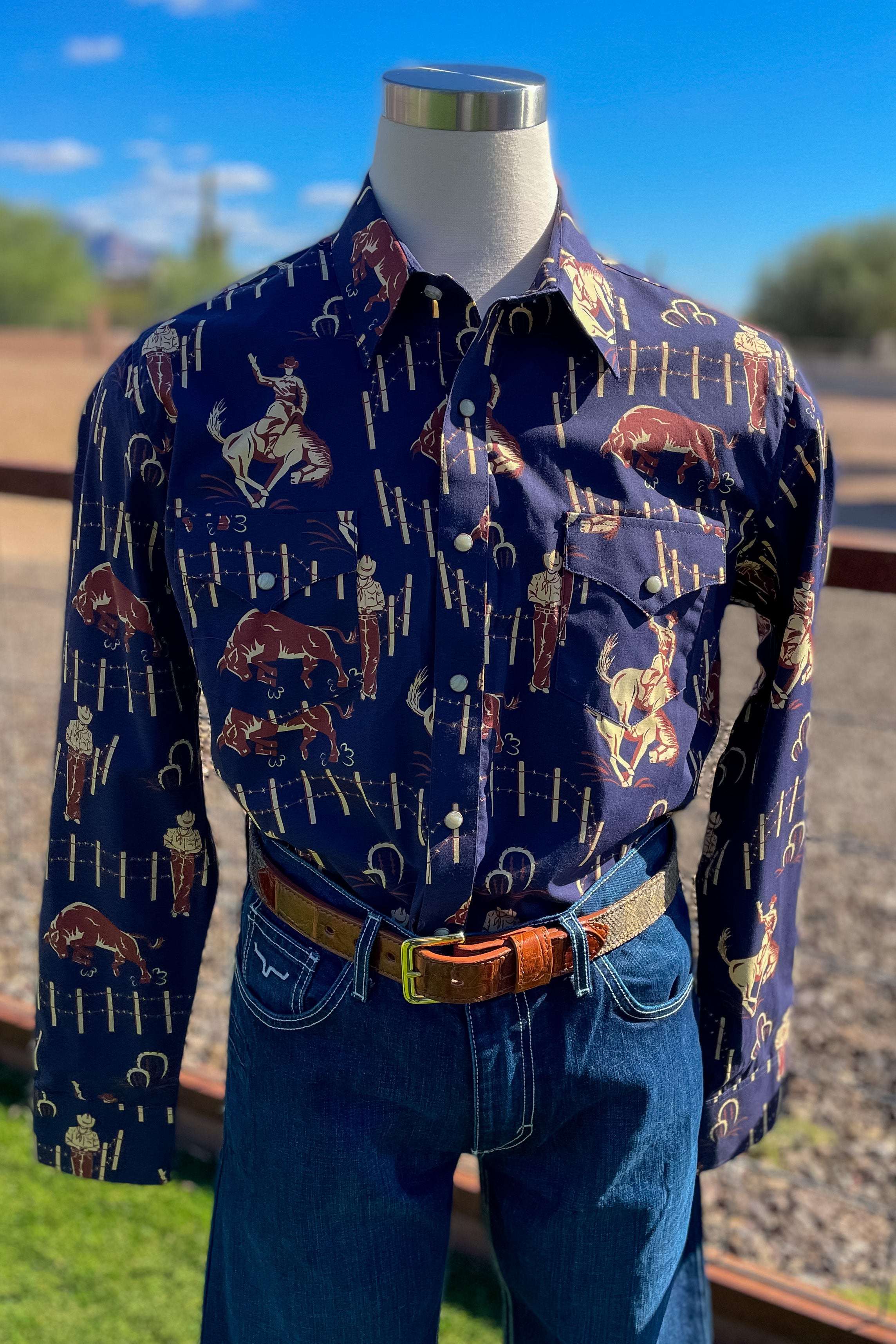 Not My First Rodeo Button Down - Panhandle - The Glamorous Cowgirl