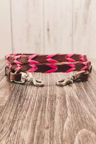Pink Laced Barrel Reins - The Glamorous Cowgirl