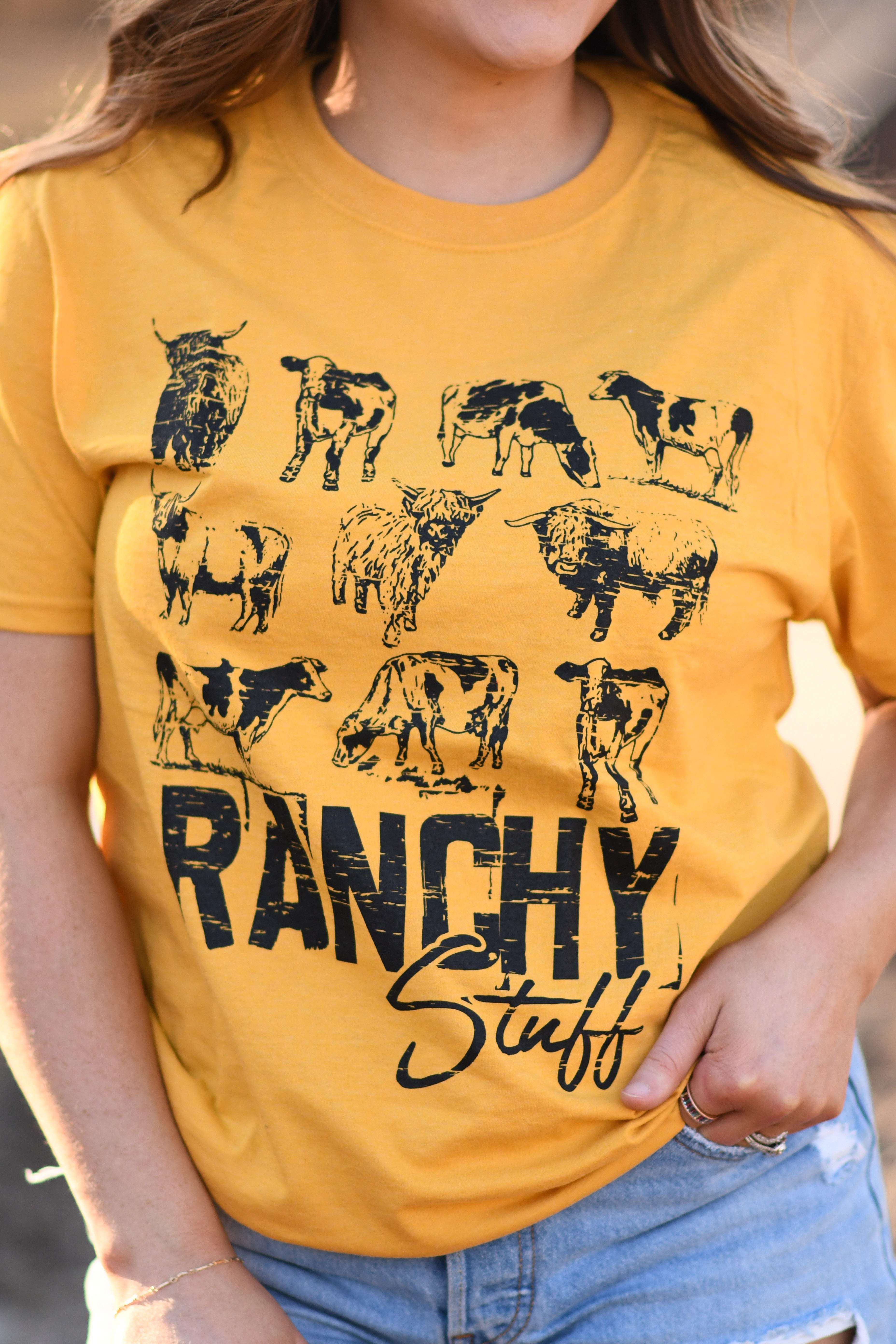 Ranchy Stuff Tee - The Glamorous Cowgirl