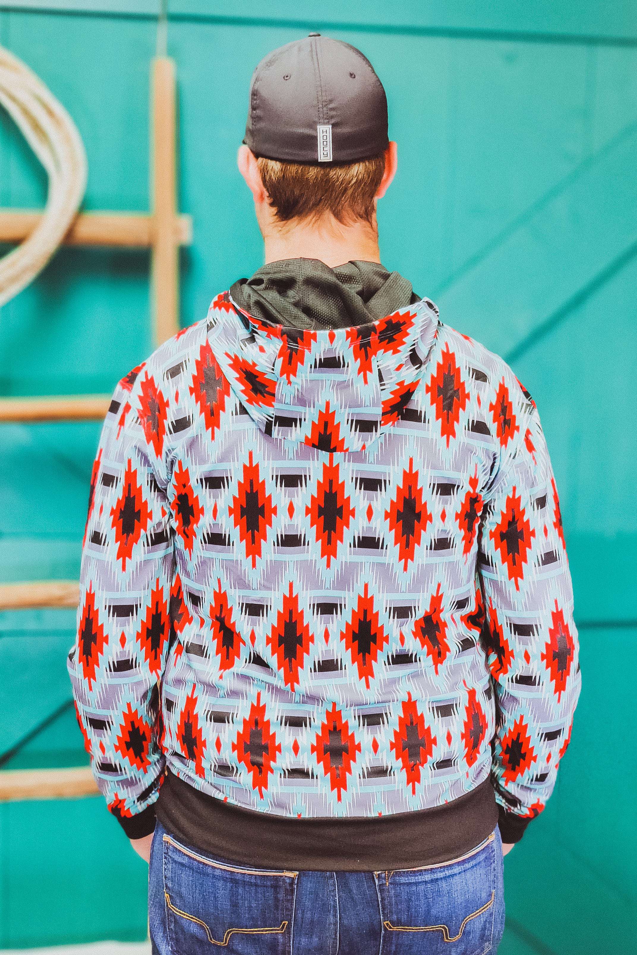 Red Rocky Mountain Hoodie By Rock & Roll Denim - The Glamorous Cowgirl