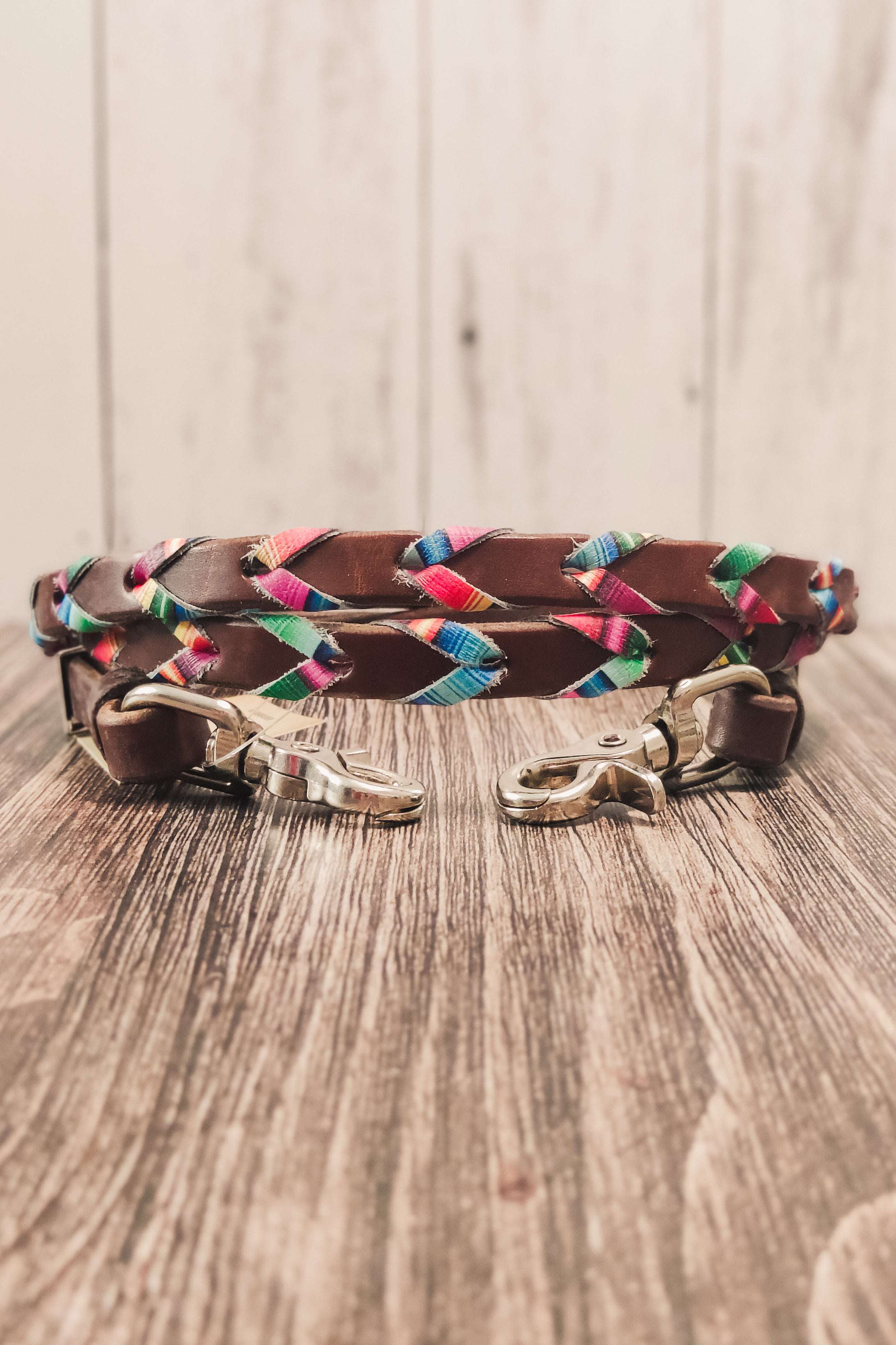 Serape Laced Barrel Reins - The Glamorous Cowgirl