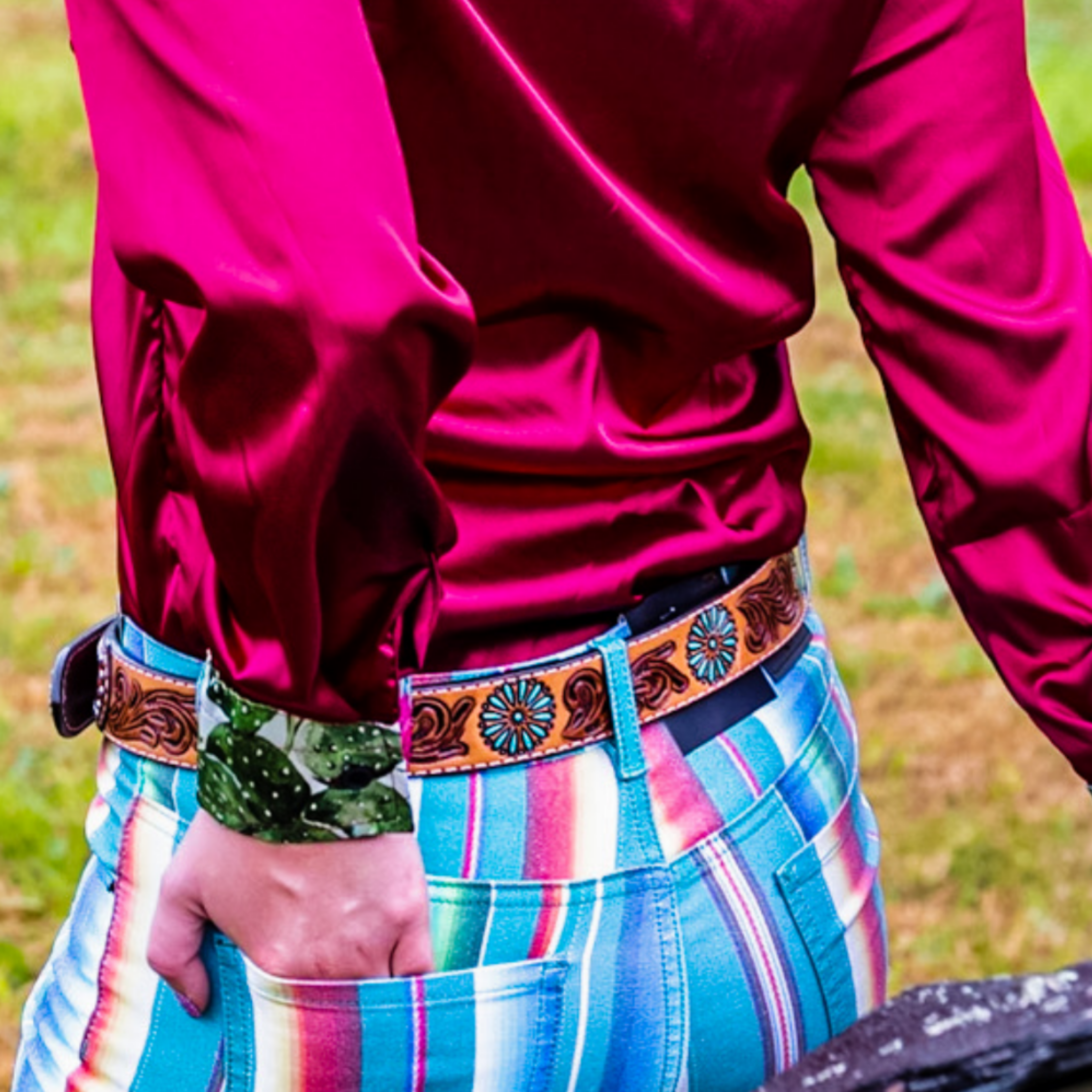 Tooled Belt - Zuni - The Glamorous Cowgirl