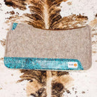 Turquoise Floral Iconoclast Saddle Pad - The Glamorous Cowgirl