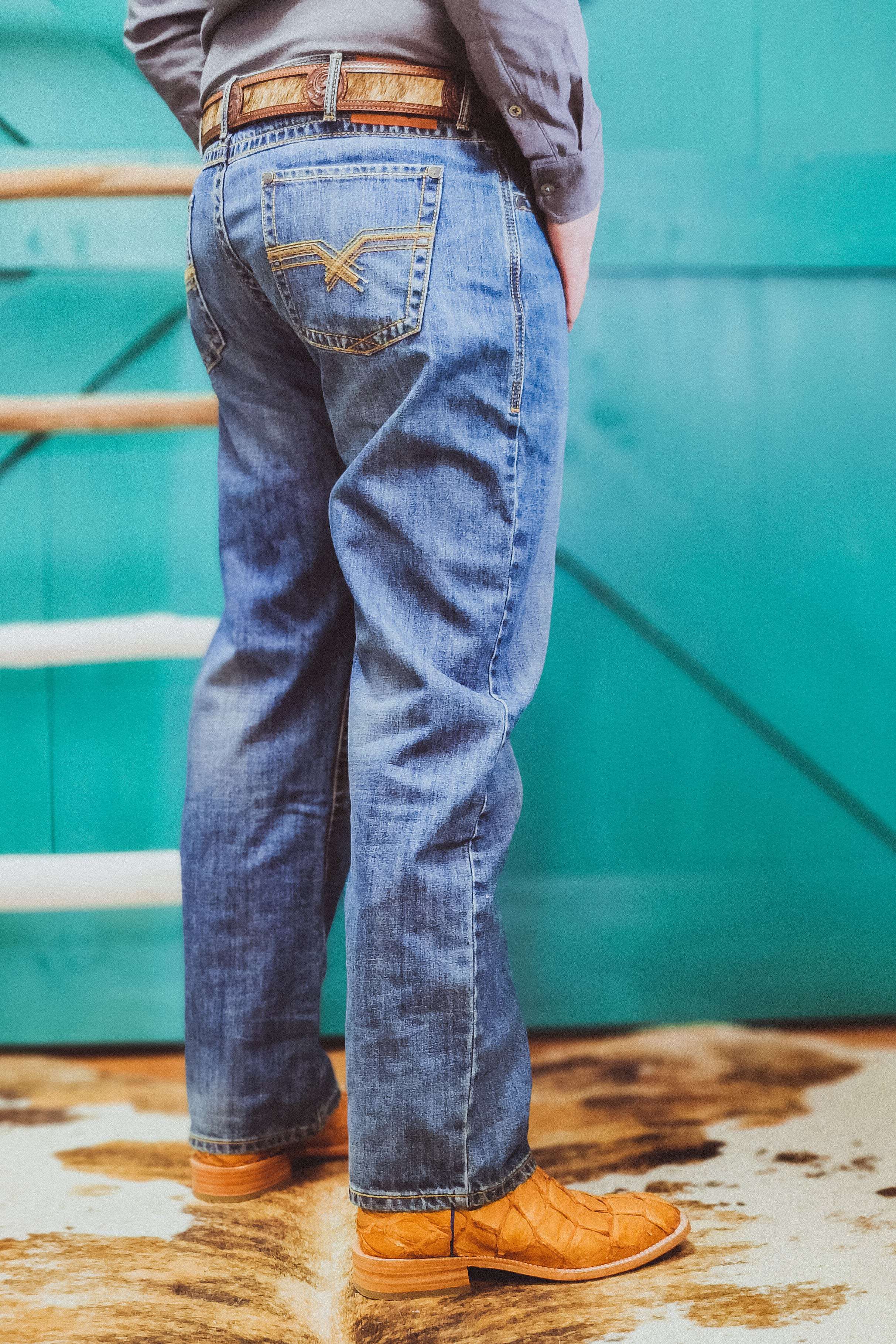 Wells Relaxed Straight Leg Jeans by Wrangler - The Glamorous Cowgirl