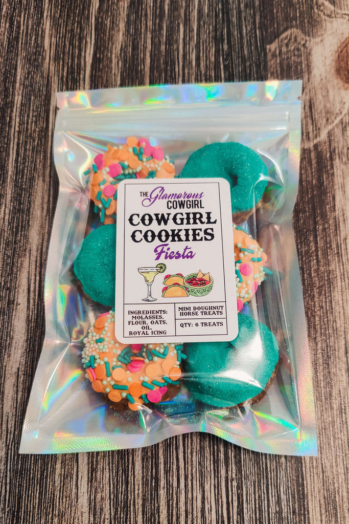 Fiesta Cowgirl Cookies Horse Treats - The Glamorous Cowgirl