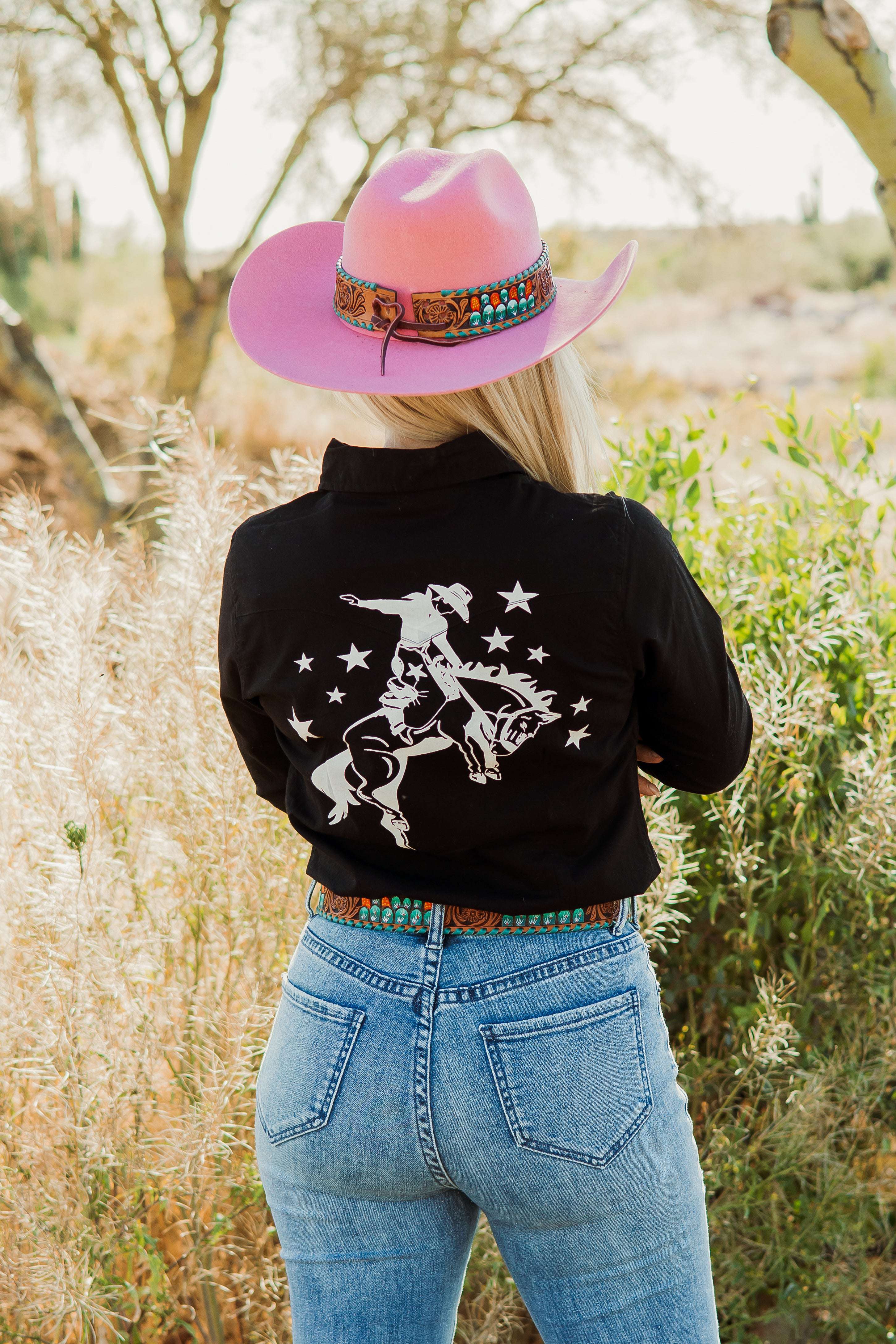 Marvel Cowboy Button Down - The Glamorous Cowgirl