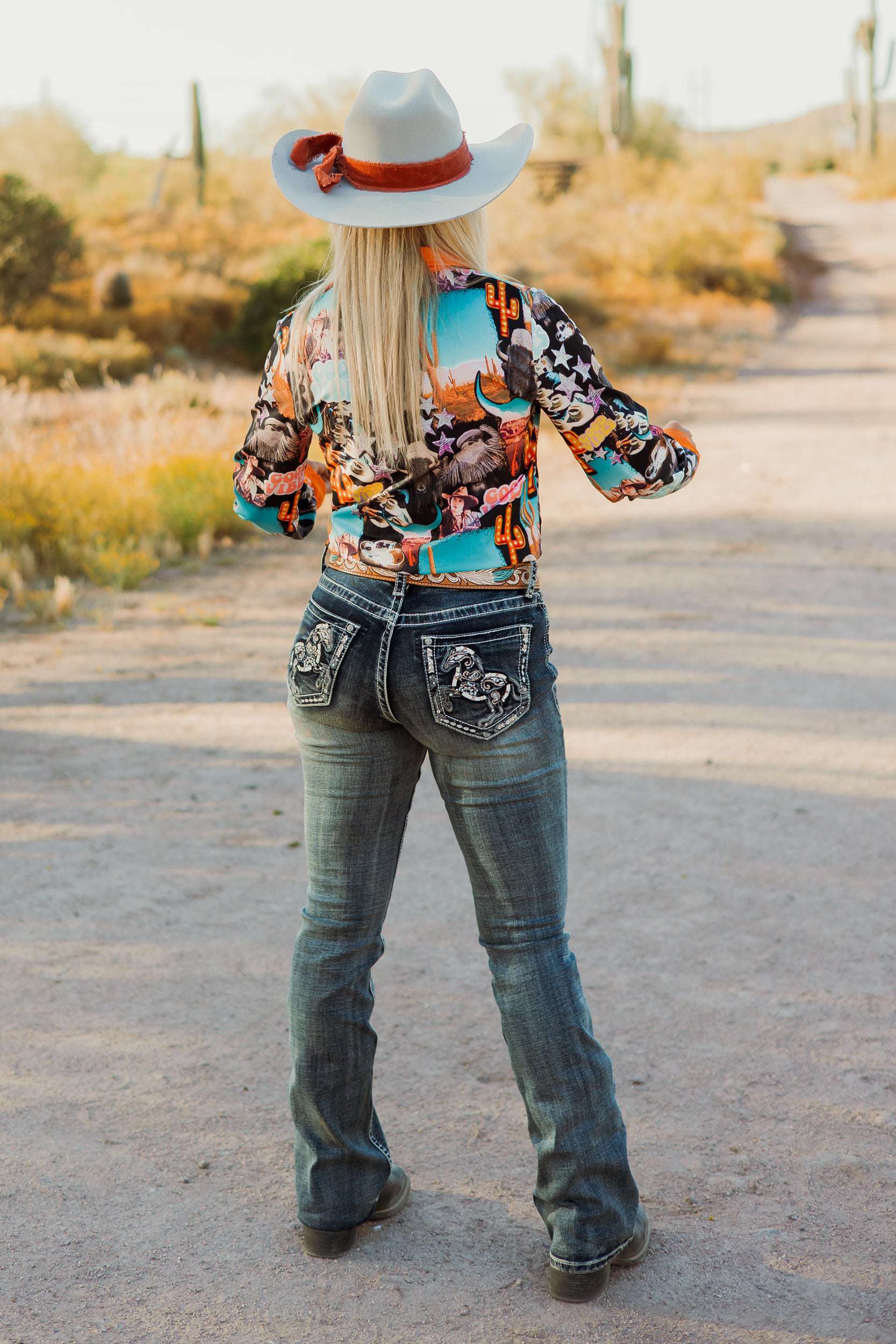 Bootcut jeans clearance with cowboy boots