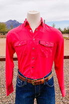 Red Sol Button Down - The Glamorous Cowgirl