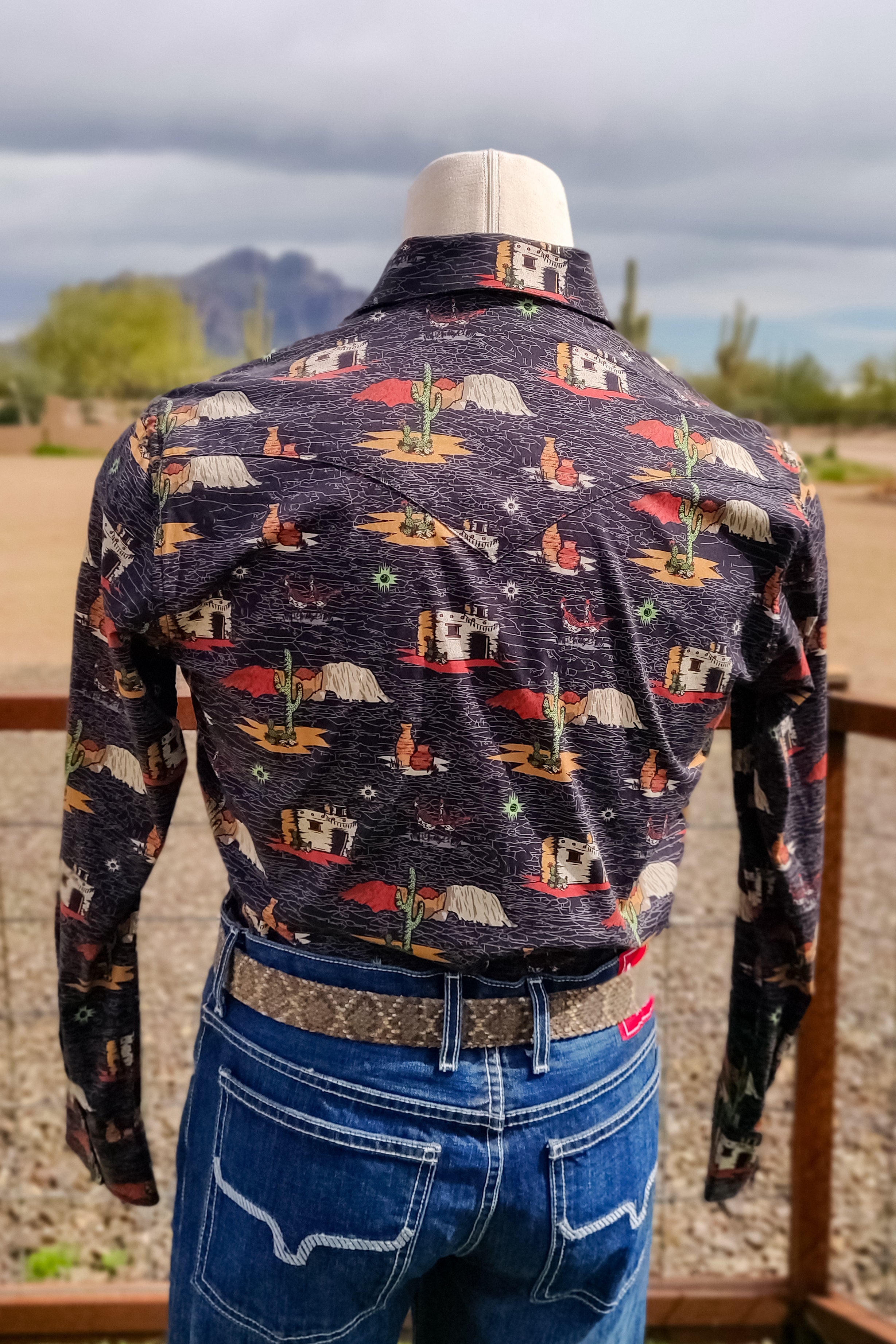 Western Roots Button Down - Panhandle - The Glamorous Cowgirl