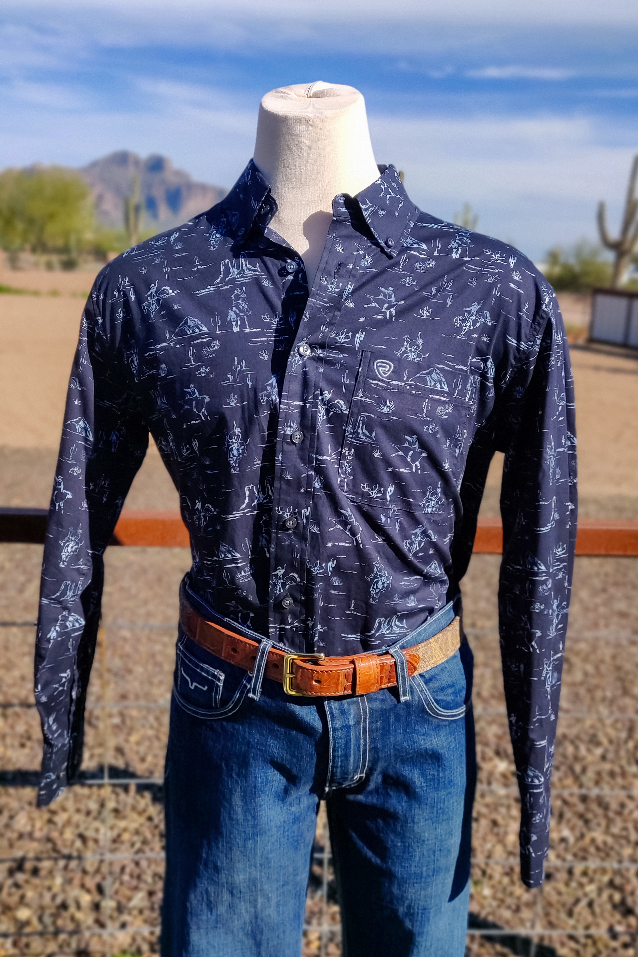 Howl At The Moon Button Down by Panhandle - The Glamorous Cowgirl