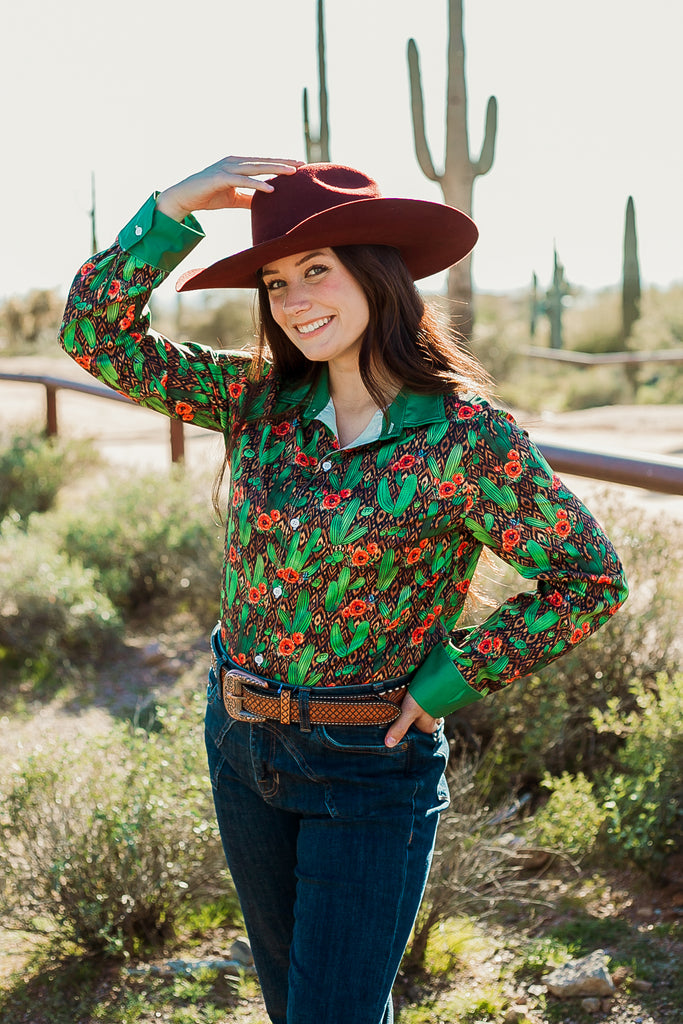 Watch Out For Yourself Button Down - The Glamorous Cowgirl