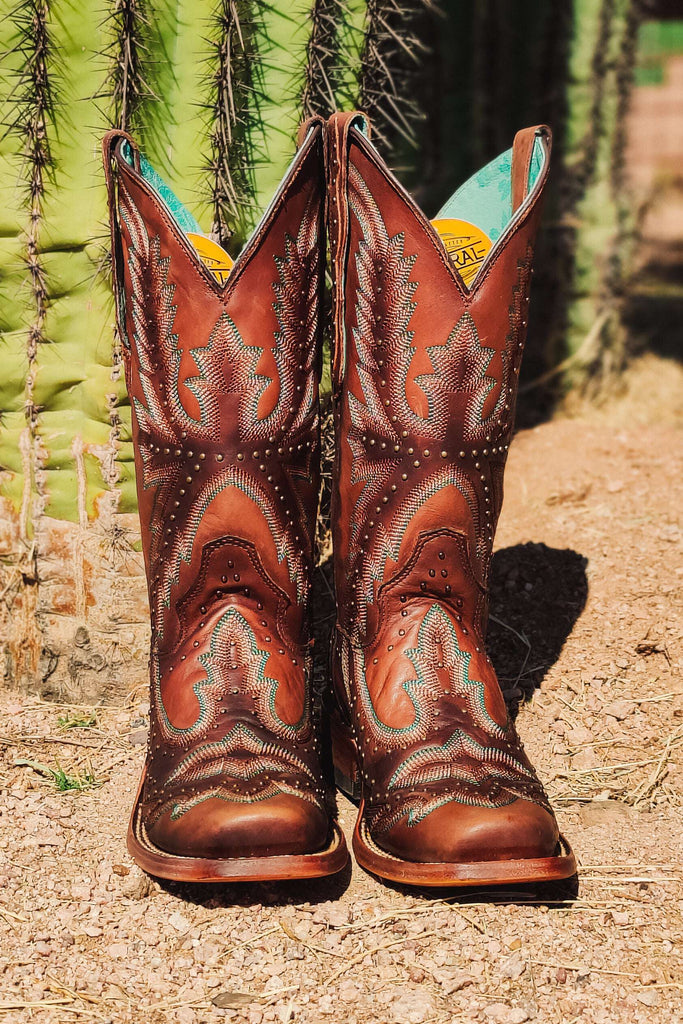 A Touch Of Turquoise Boot - The Glamorous Cowgirl