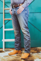 Dark Knight Slim Straight Jeans by Wrangler - The Glamorous Cowgirl