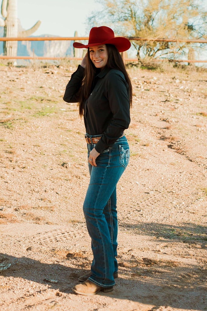 Desert Sky Bootcut Jeans by Grace In LA - The Glamorous Cowgirl