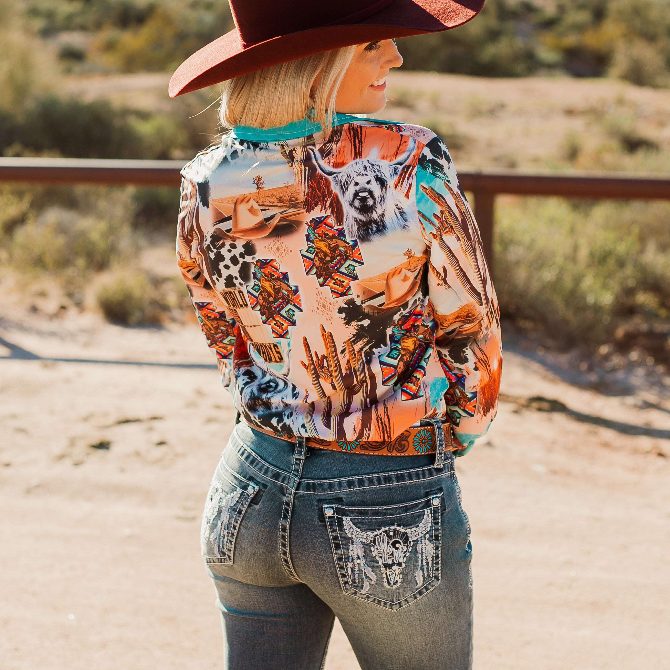 Desert Sky Bootcut Jeans by Grace In LA - The Glamorous Cowgirl