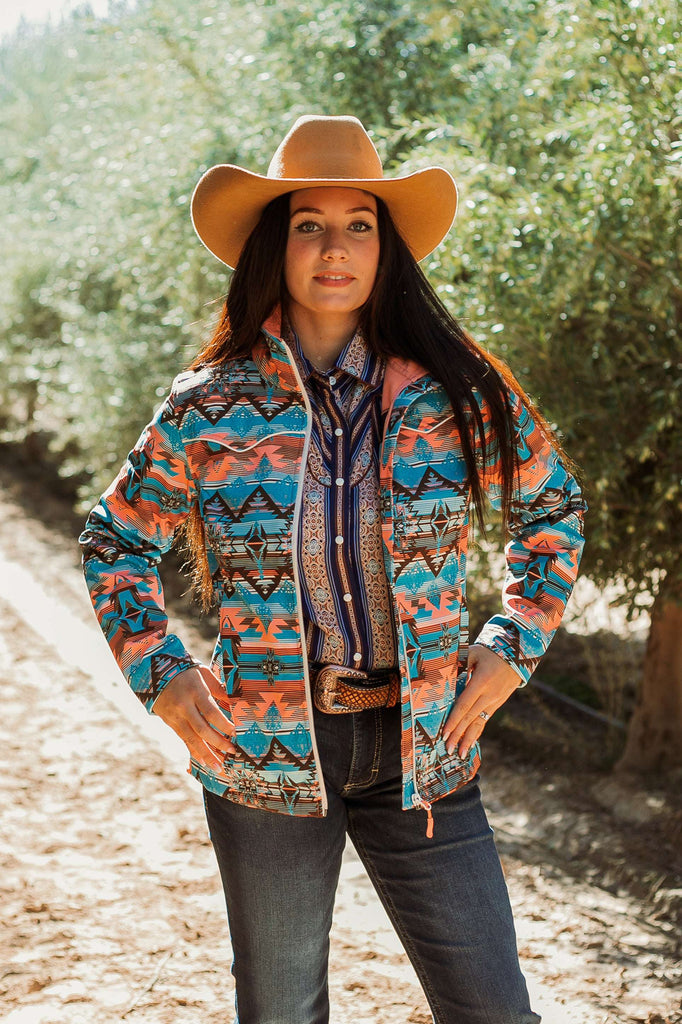 Glacier Soft Shell Jacket by Rock &amp; Roll Denim - The Glamorous Cowgirl