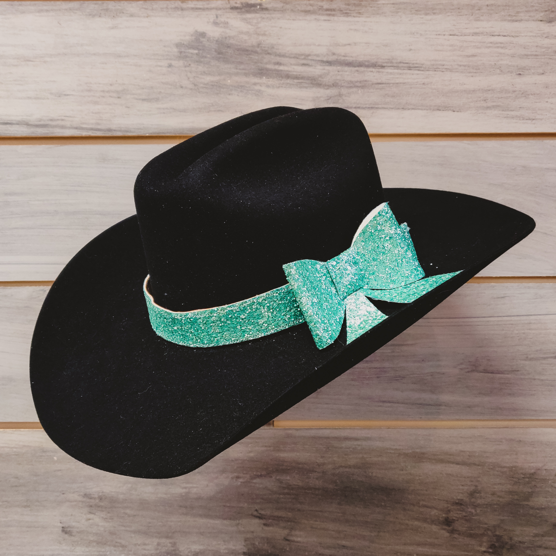 Hat Bow - Glitter - The Glamorous Cowgirl