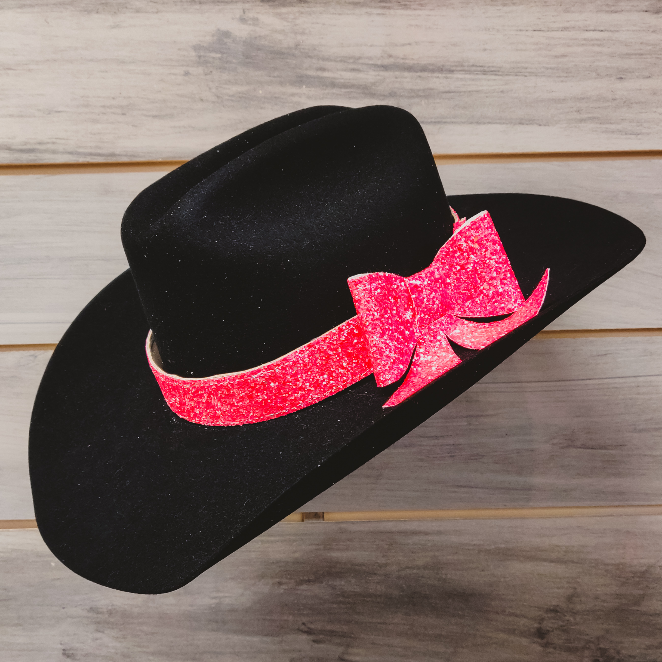 Hat Bow - Glitter - The Glamorous Cowgirl