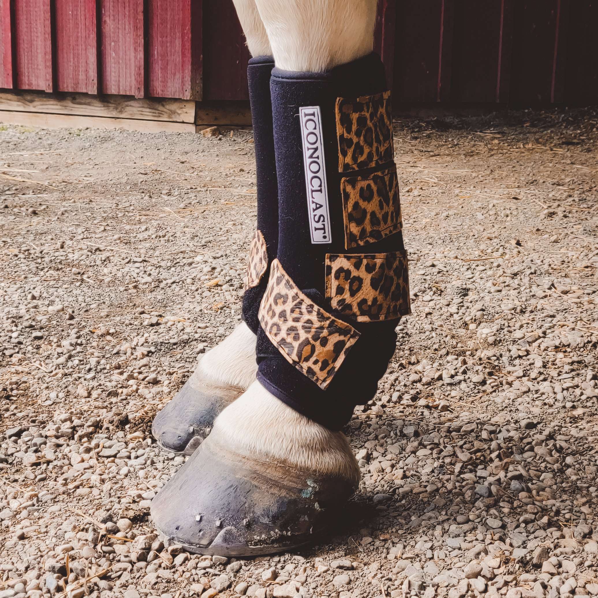 Leather Strap Boots - Cheetah - The Glamorous Cowgirl