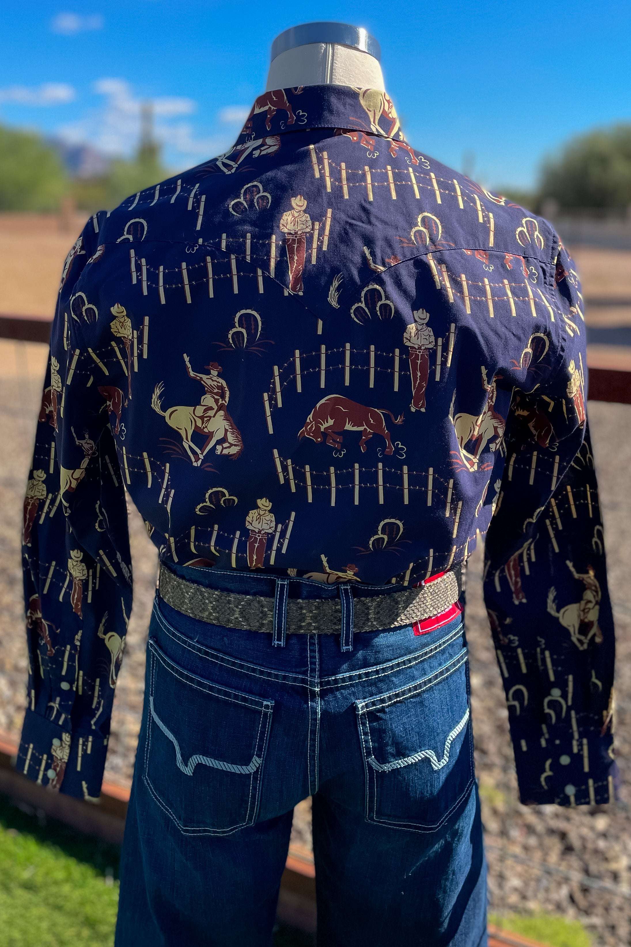 Not My First Rodeo Button Down - Panhandle - The Glamorous Cowgirl