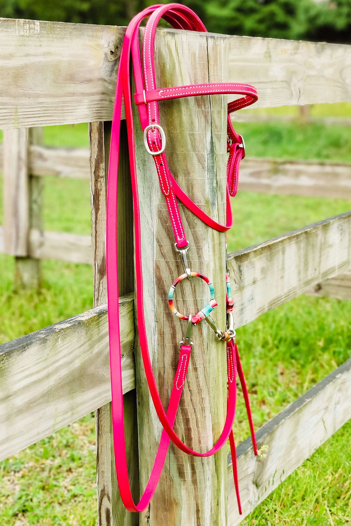 Pink Leather Quick Change Working Headstall – TGC Brands