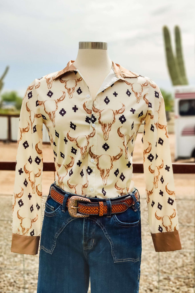 Stare Em Down Button Down (In-Stock) - The Glamorous Cowgirl